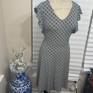 Ann Taylor glitter sleeve dress